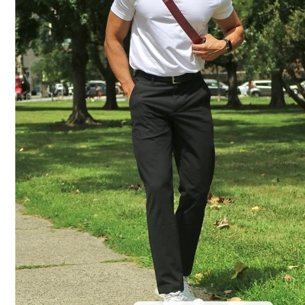 Fabletics Mens The Don 5 Pocket Pant Onyx Black Size 32x32‎ New With Tags